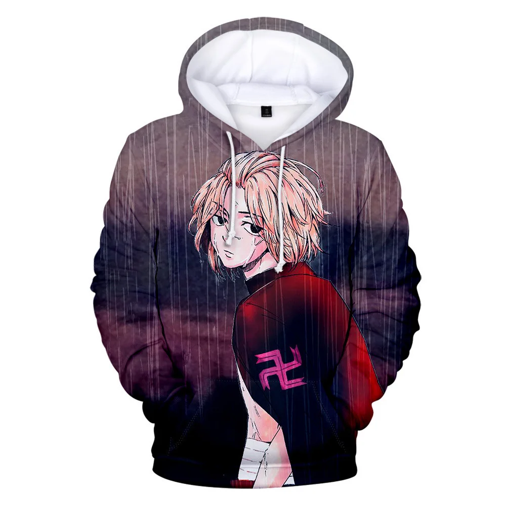 

Manga Tokyo revengers Hoodie Men's Women's 3D Long Sleeve Unisex Sportswear Oversized Casual Harajuku Style Sweatshirt