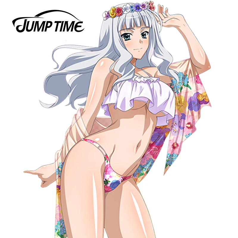 JumpTime 13 см x 10 3 3D автомобильные наклейки Hanakai Momo короткая футболка с героями из