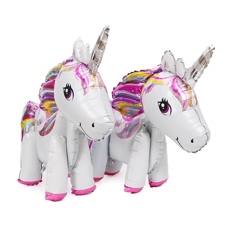 Единорог праздничные украшения: воздушные шары 1 шт. мини шар День рождения baby shower