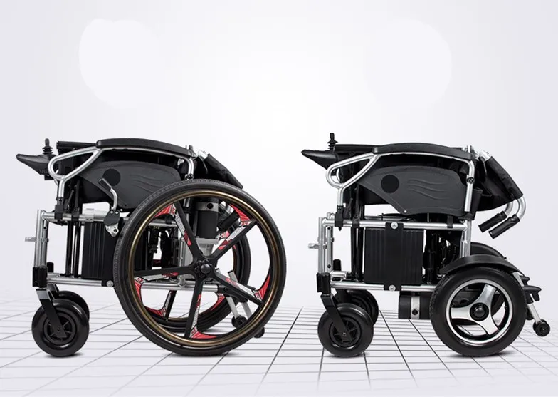 

Power Wheelchair Battery Smart Drive Handicapped Elderly Electric Wheelchair With 12 Inch Wheel For Disabled People