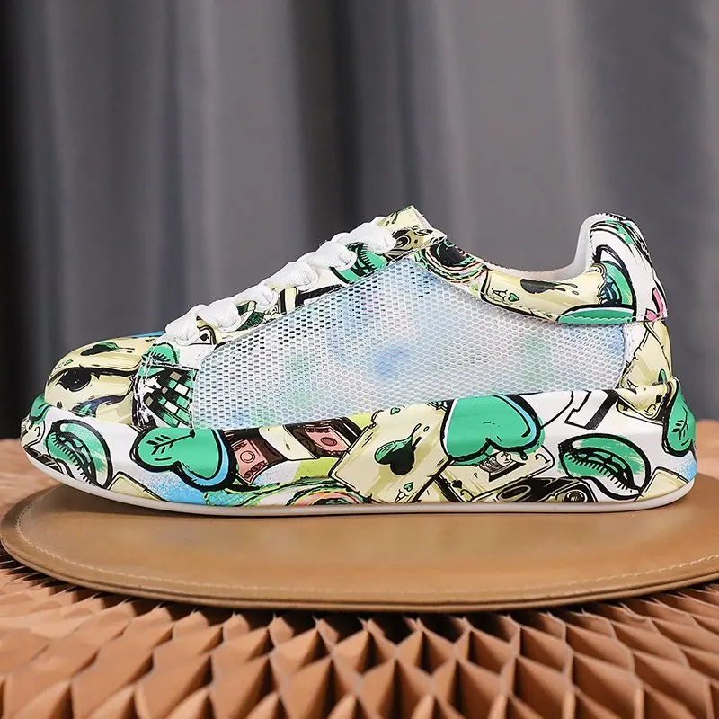 

Women Casual Shoes Fashion Breathable Walking Mesh Flat Shoes Sneakers Women 2021 Gym Vulcanized Shoes White Female Footwear