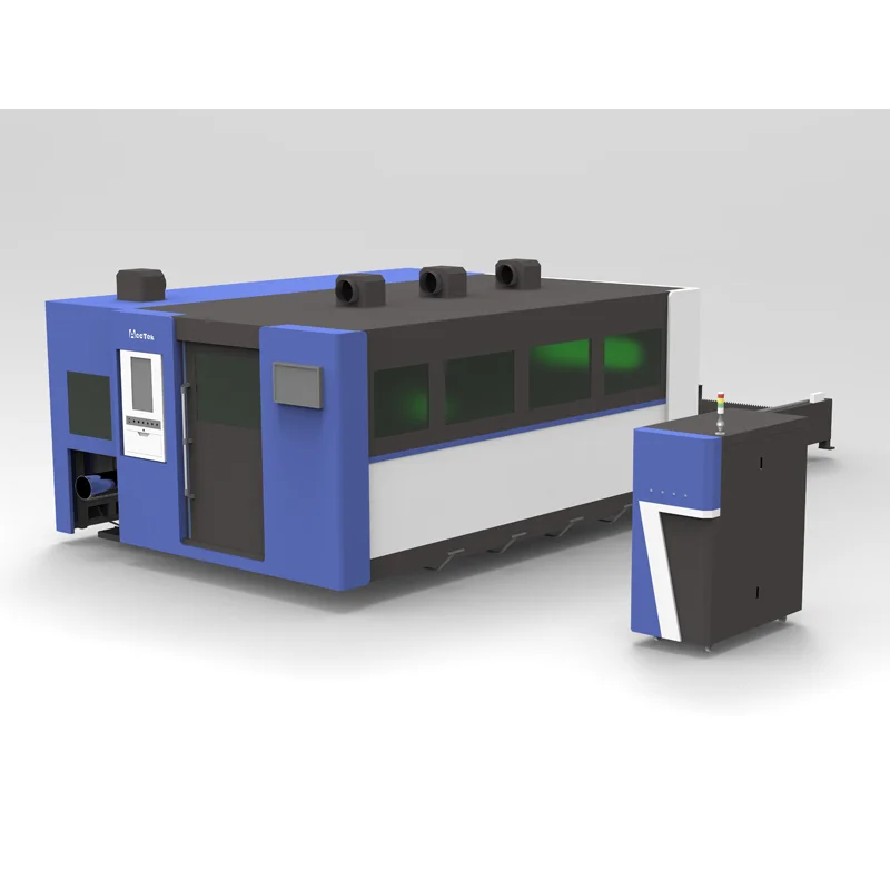 Fiber Laser Cutting Machines For Stainless Steel Full Closed Fiber Laser Tube Cutter 4kw 2KW 1KW