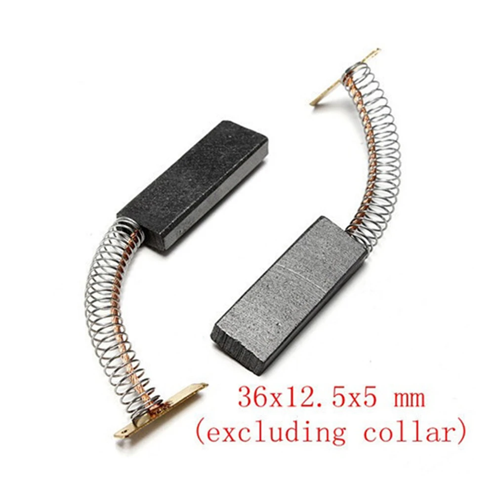 

5pairs Spare Carbon Brush Motor Carbon Brush 5*12.5*36MM for Drum Washing Machine Parts Accessories