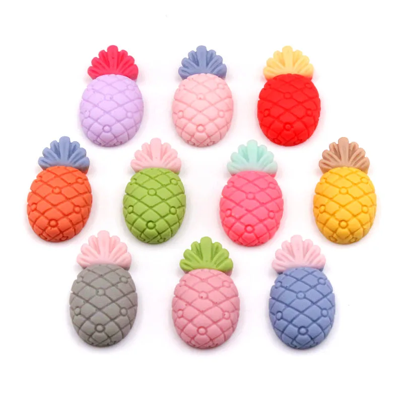 

25Pcs Bineapple Artificial Mini Banana Slices Resin Fake Fruit Model Wall Sticker Home Party Kitchen Wedding Hairpin Decoration