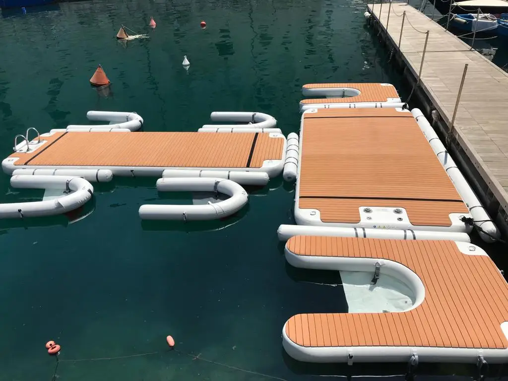 

FUNWORLD, самая прочная надувная док-станция для Гидроциклов, надувная док-станция seabob, надувная платформа