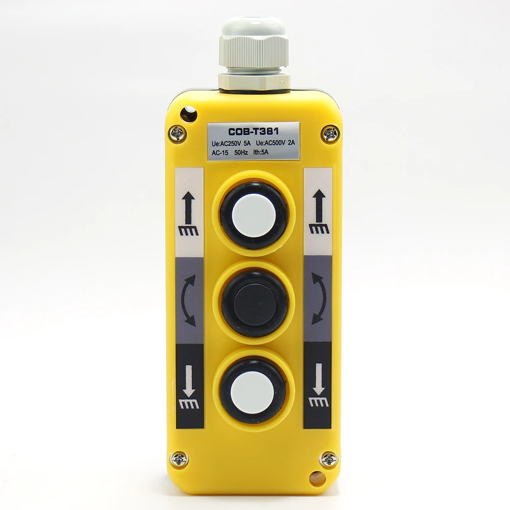 Industrial Remote control Push button switch Crane Truck Controller Switches Control Lift Electric COB-T381 COB-281 COB-481 |