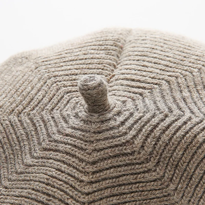 Cc bean женская зимняя шапка вязаный берет однотонная шерстяная невинная неистовый