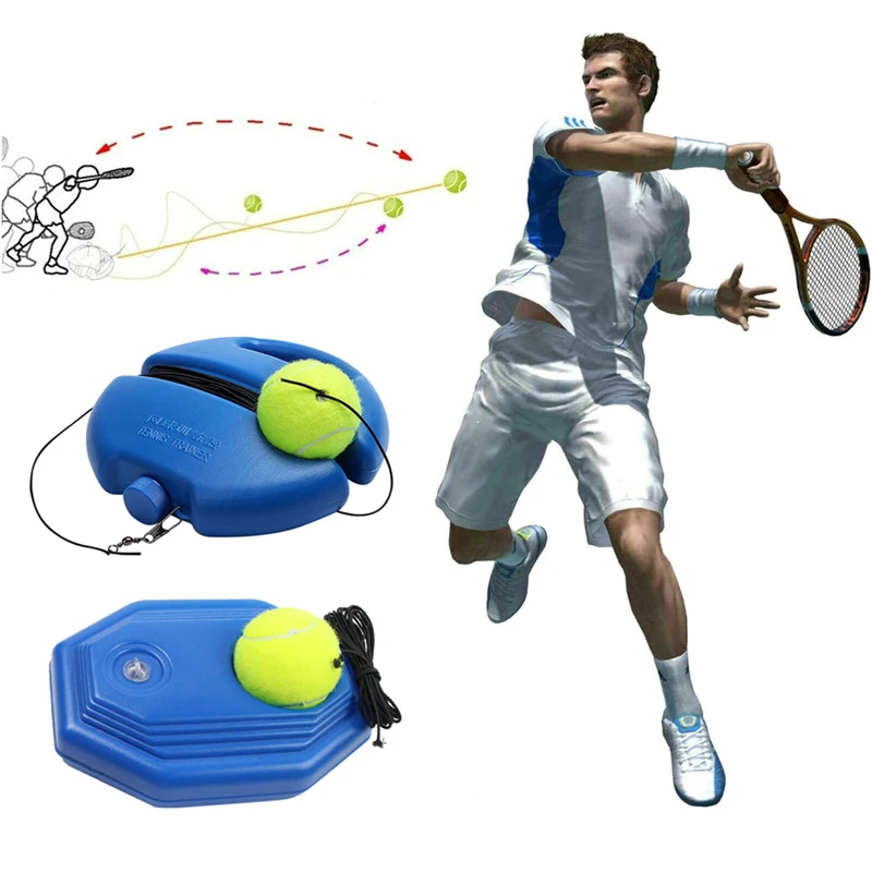 

Home Tennis training multi-function ball sports rebound ball train device tennis sparring device With rope tennis Accessories