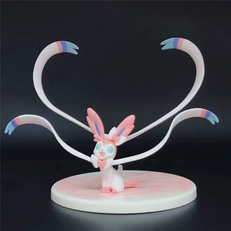 Аниме Figuras Serena с Evee Фигурки игрушки коллекции мультфильм Покемон фигурка куклы