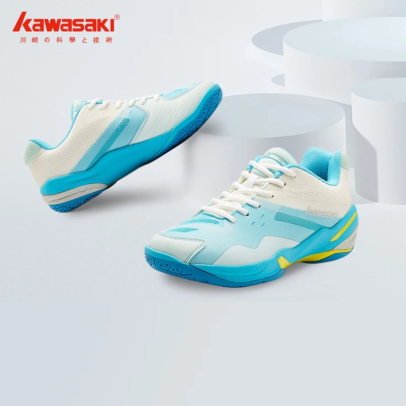 Kawasaki Badminton Shoes Breathable Anti-Slippery Sport Shoes for Men Women Sneakers K-366 2021