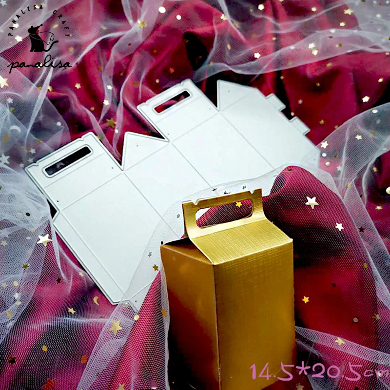 

Panalisacraft прямоугольная коробка для резки металла трафареты для DIY скрапбукинга/фотоальбома декоративное тиснение DIY бумажные карты