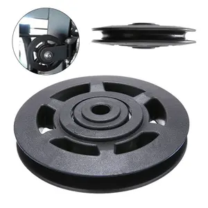 Высокое качество Универсальный 95 мм черный износостойкий подшипник ABS Материал шкив колеса кабель спортивного оборудования для тренажерного зала часть