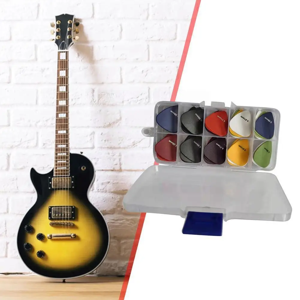 

Frosted/glossy Abs Guitar Ballad Picks 50 Pieces Of Boxed Shrapnel Picks D0f6