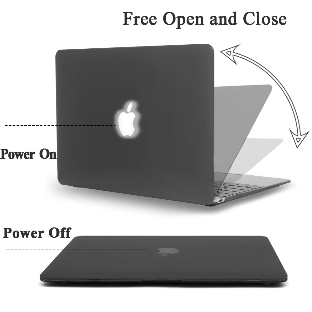 Жесткий чехол для Apple Macbook Air 13/11 дюйма/MacBook Pro 13/16/15 дюйма защитный ноутбука +
