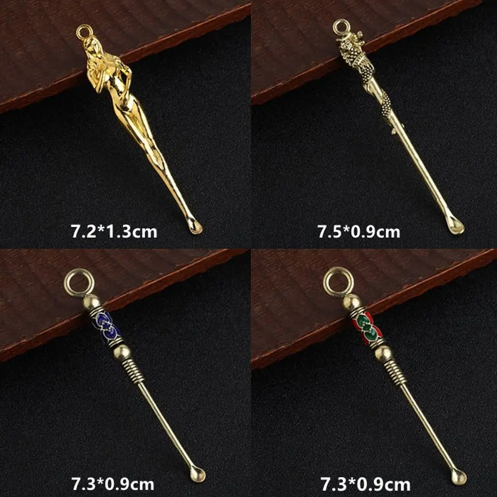 5 шт./компл. ложка для удаления ушного воска в стиле ретро|Ватные палочки| |