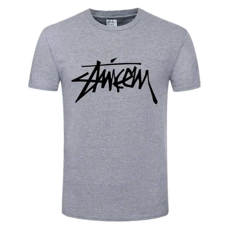 

2021 Summer Short-Sleeved Sports Brand Men's Suit 2 Pieces Of New Style 100% Cotton Printed Casual T-Shirt XS-XXL