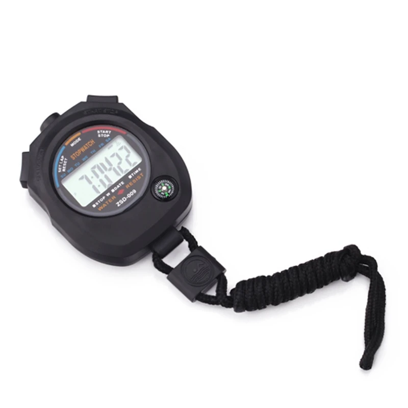 AAAE Top-Water Resistant Sports Combine Digital Chrono Stopwatch Timer with Compass and Lanyard | Электроника