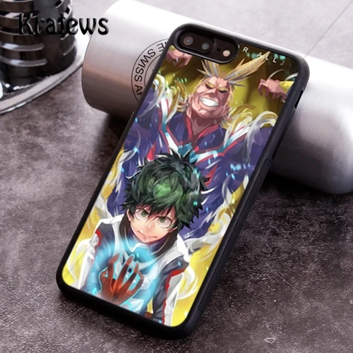 Чехол для телефона krajedies My Hero Academy All Might для iPhone X XR XS 11 Pro MAX 5 6 6S 7 8 Plus samsung Galaxy S7edge S8 S9 S10 - Цвет: 007