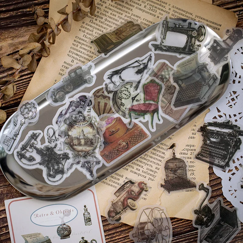 50 шт. ретро-наклейка винтажная наклейка в виде пули бумажная с серной кислотой на