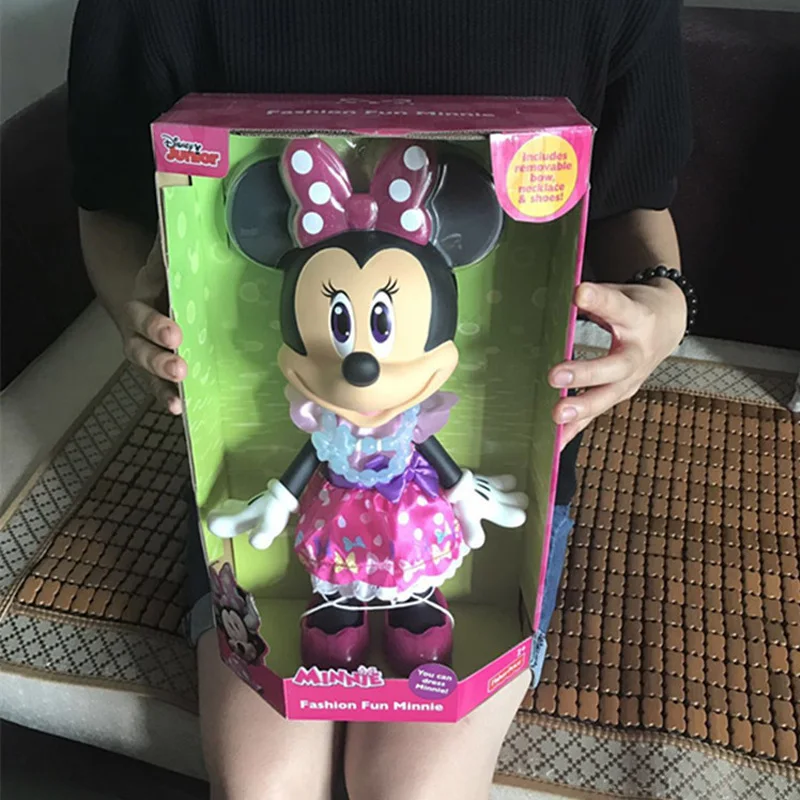Disney Микки Маус 90 летняя Игрушка Минни кукла большой персонаж девочка одеваются