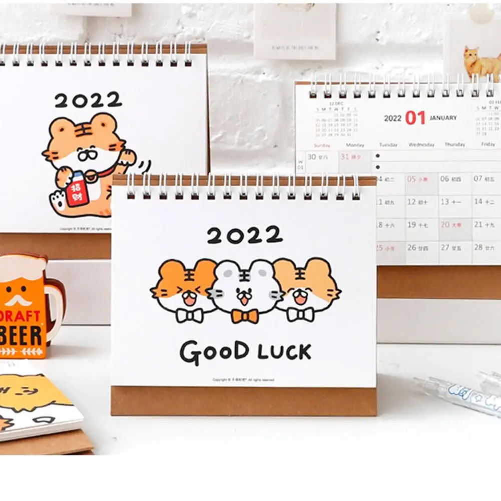 Полезные плотные настольные календари с напоминанием о Ежедневном расписании