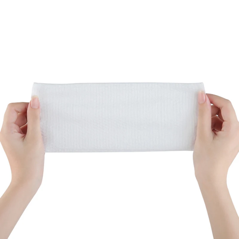 100 шт./упак. чистая ткань одноразовые хлопчатобумажное полотенце для мытья