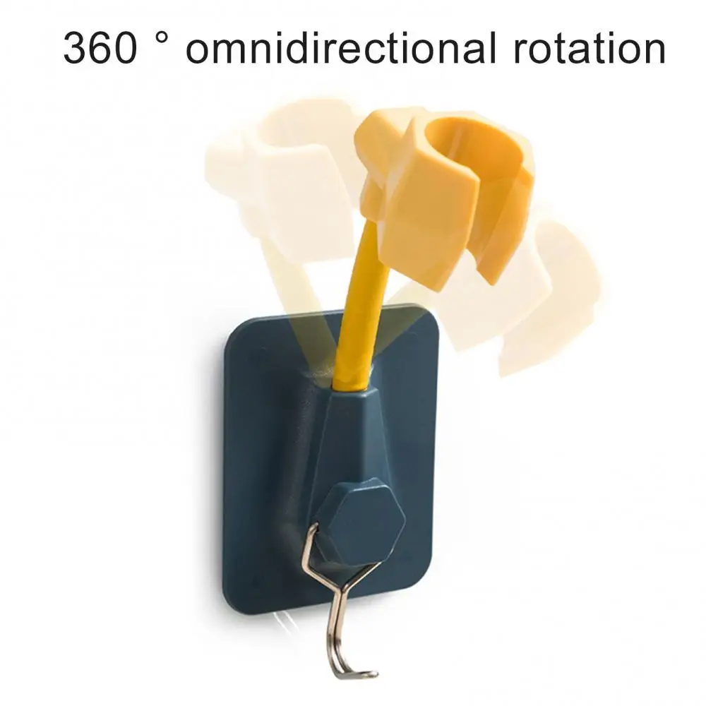 

Punch-free firm Universal Wall Mounted Bathroom Shower Head Base Holder 360°Stand Rotating Bracket