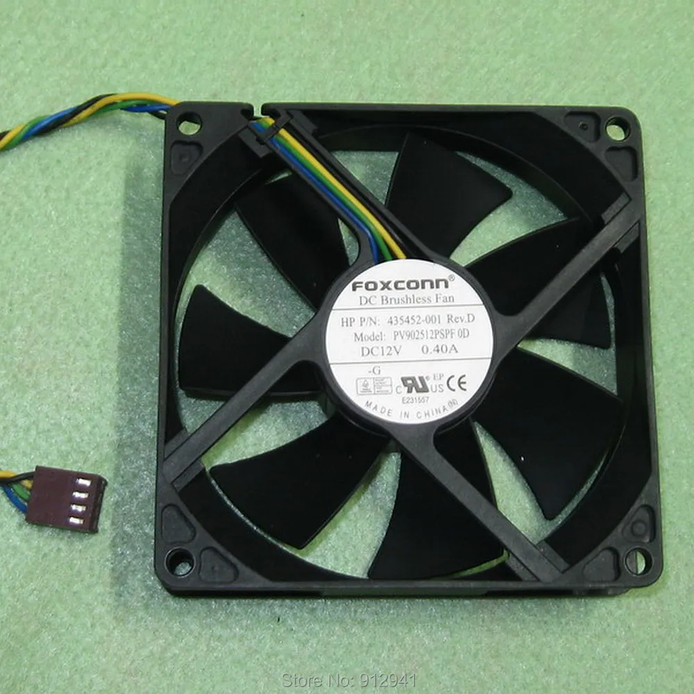 B130 Foxconn PV902512PSPF 9225 92 мм x 25 бесщеточный двигатель постоянного тока PWM кулер