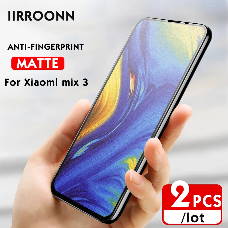 2 шт./лот матовое закаленное стекло для Xiaomi 8 9 8lite 8se 9se 9T pro MIX 3 mix2s A3 A2 XIAOMI защита