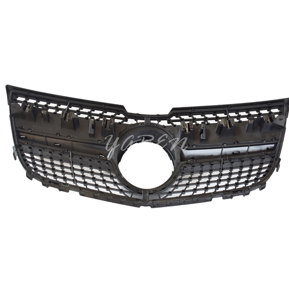 Пластиковая решетка подходит для GLK Class X204 AMG GT GTR Grill 2013-2015 GLK250 GLK300 GLK350 передняя |