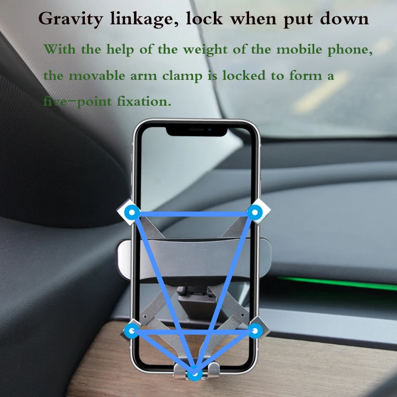 car mobile phone holder cell phone smartphone holder air outlet mount gps stand bracket for tesla model 3 2016 2020 accessories free global shipping