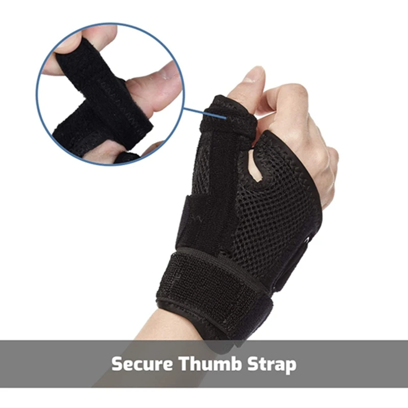 

Sports Thumb Wristband Basketball Fitness Finger Protection Gloves-3 Colors 5-9in Adjustable New 1pc Man Woman Protective Gear