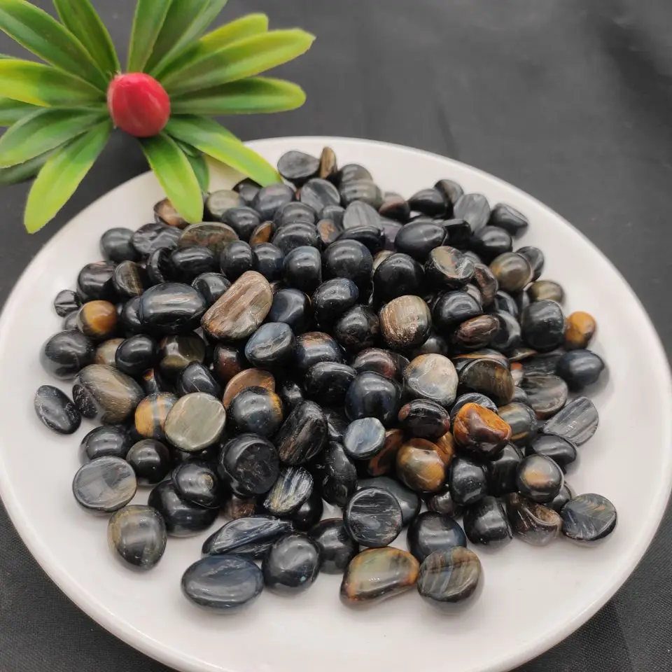 

100 г натуральный голубой тигровый глаз, гравий, камень, кристалл, кварц, тигровые глаза, минеральный образец, аквариум, садовый декор