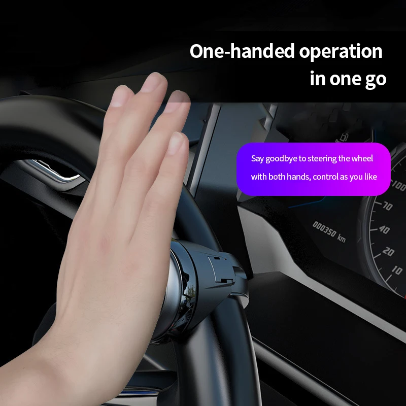 Turning Steering Wheel Booster Spinner Knob 360 Degree Rotation Metal Bearing Power Handle Ball Shaped | Автомобили и мотоциклы