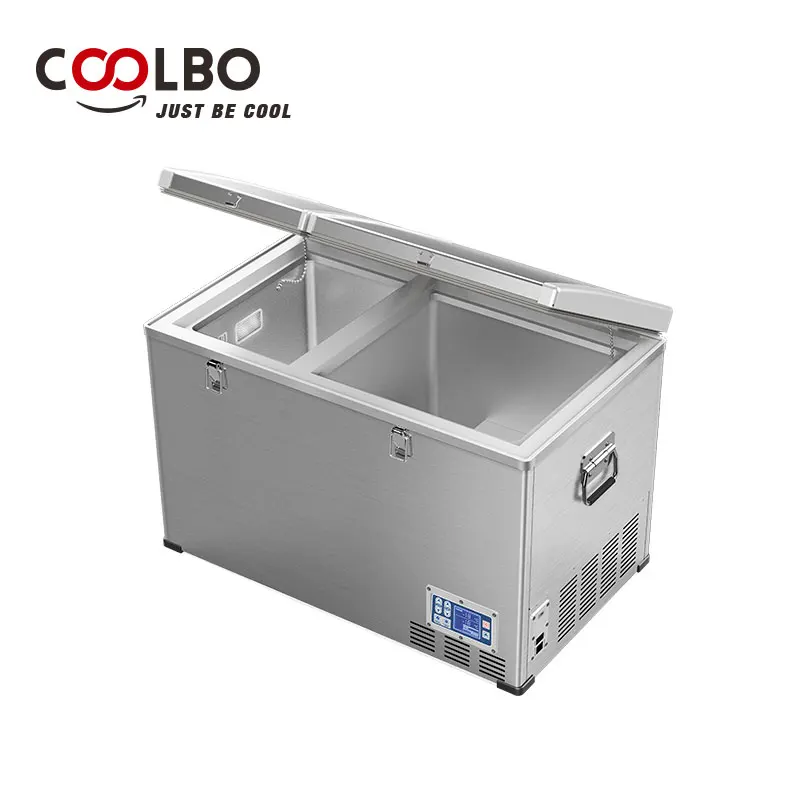 China Gold Supplier COOLBO Car Fridge Freezer 12V with Compressor RV 24v CE certificate |