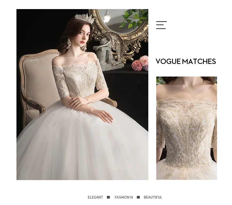 Женское свадебное платье с вырезом лодочкой винтажное элегантное бальное на