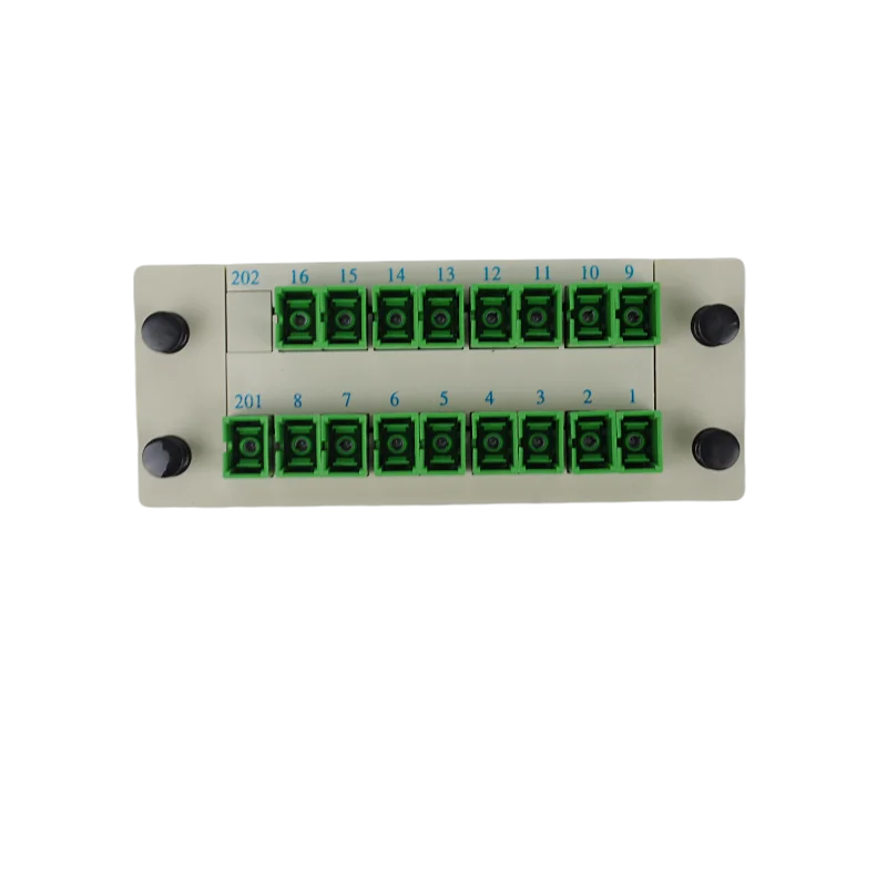 SC/APC Mini PLC 1X16 волоконно-оптический распределитель 1x16 FTTH разделитель одномодовый