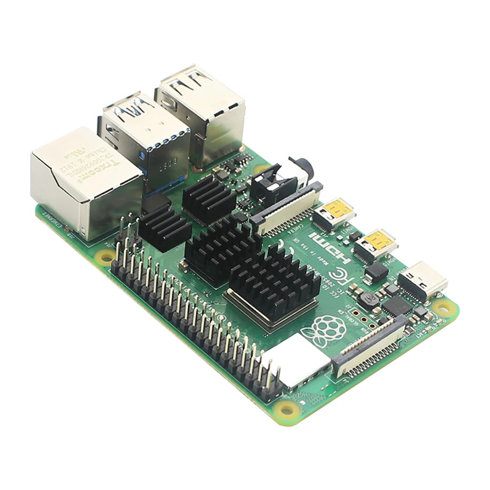 5 шт./партия 10 шт./партия алюминиевый радиатор для Raspberry Pi 4B алюминиевый кулер радиатор комплект для Raspberry Pi 4 Модель B Pi 4B