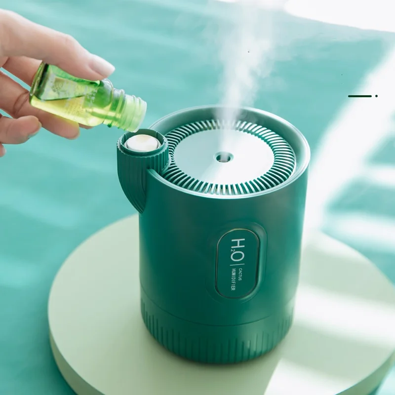 

330mL Portable Wireless Air Humidifier Mini Home Office Car Mist Maker Battery LED Light Humidifier Aroma Essential Oil Diffuser