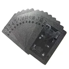 Креативные пластиковые водонепроницаемые игральные карты для волшевечерние, подарок, черный питомец, экологически чистый материал, водонепроницаемые и моющиеся