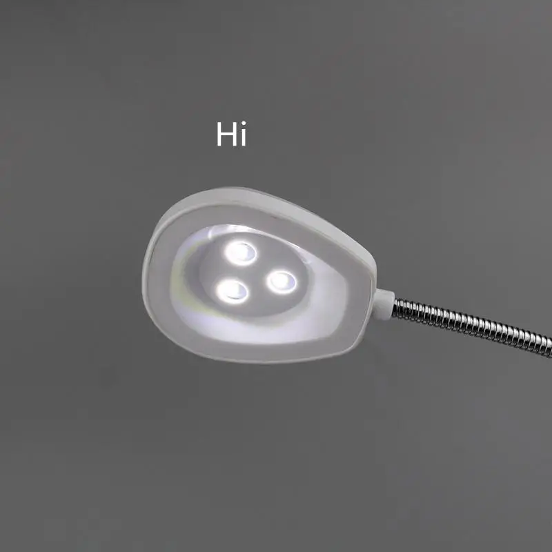 Гибкая Настольная лампа мини светодиодный светильник Портативный для чтения