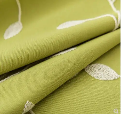 Наволочка с вышивкой в американском стиле хлопково Льняная Подушка синего цвета