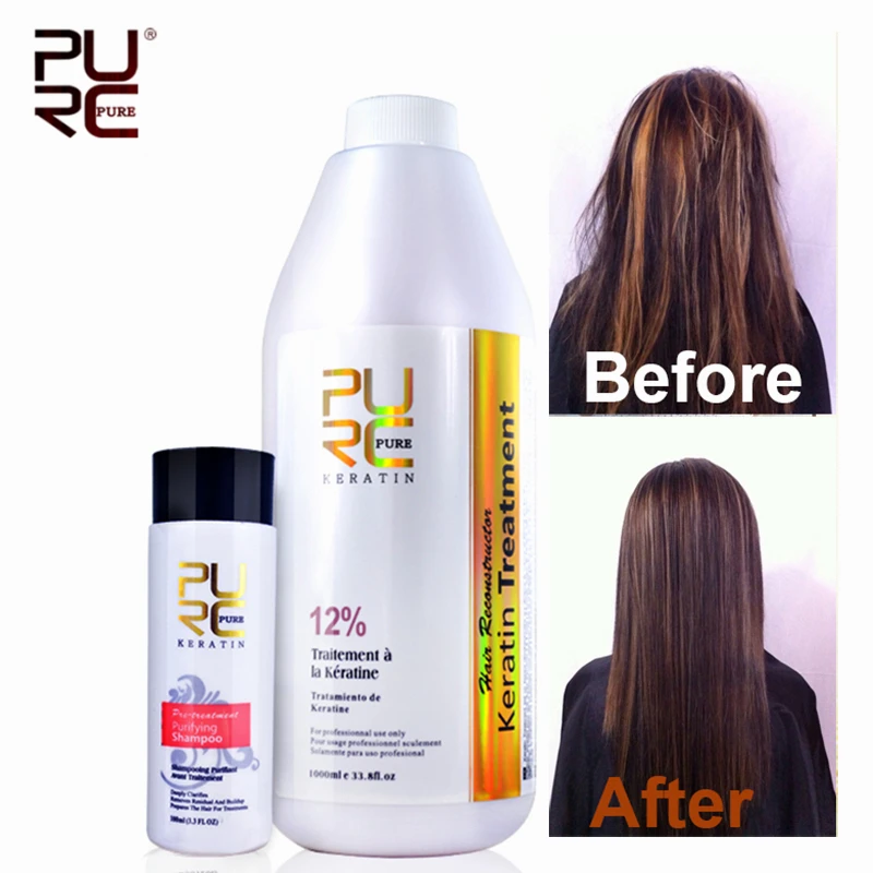 Очищающий Восстанавливающий и выпрямляющий поврежденный продукт для волос 12%