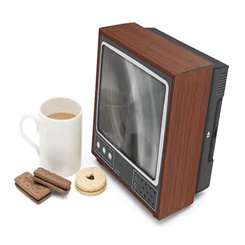 3D портативный универсальный телефон усилитель экрана Ретро Televison форма