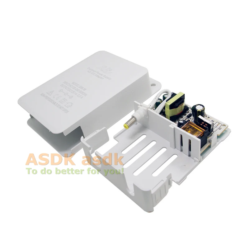 Водонепроницаемый адаптер питания для камеры видеонаблюдения 100 240 в перем. Тока