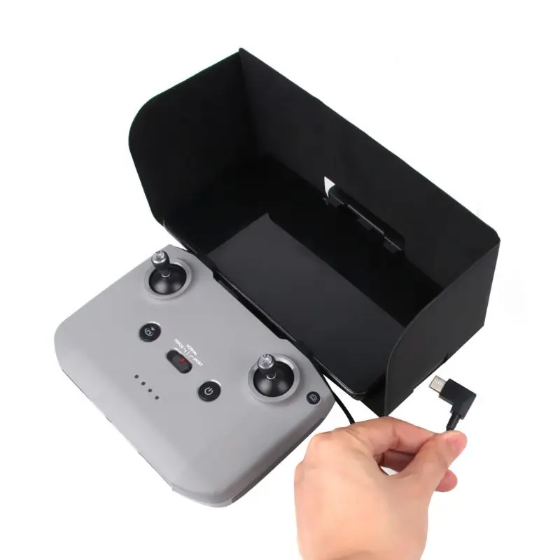 

1Set Remote Controller Sun Hood Mobile Phone Sunshade for D-JI Mavic Air 2 Drone Kit E56B