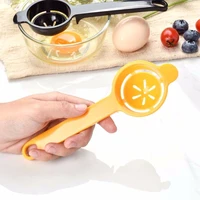 durable kitchen gadget plastic extended handle egg white and yolk separator kitchen baking tools accessories spoon artifact