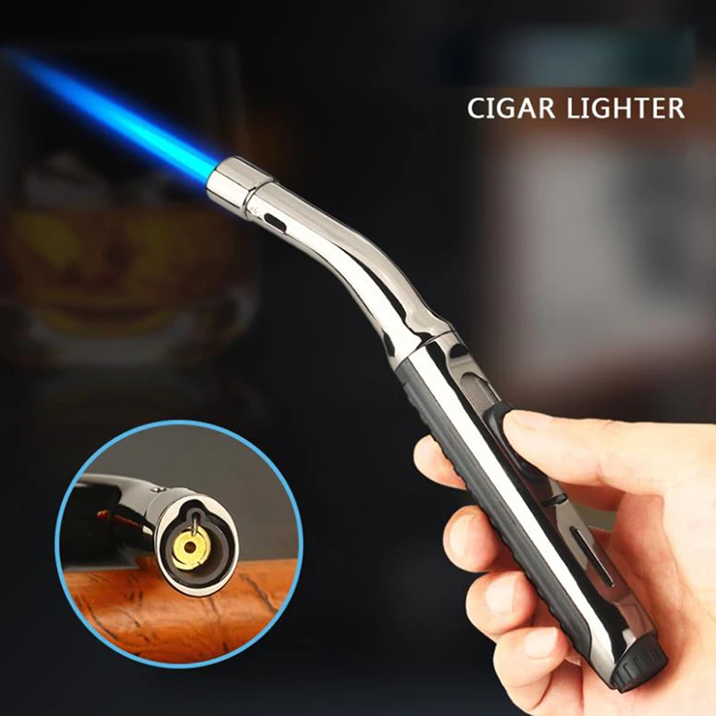 Kitchen Cooking Torch Lighter Metal Gas 1300C Cigar Cigarette Lighters Smoking Accessories Butane | Дом и сад