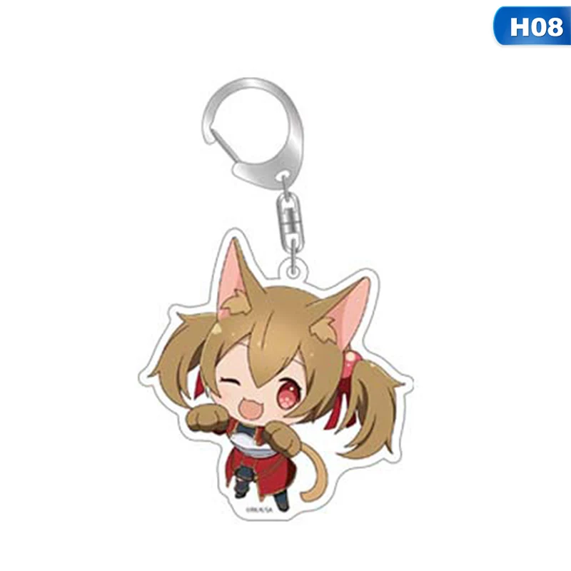 Sword Art Online SAO Yuuki Asuna акриловый брелок для ключей