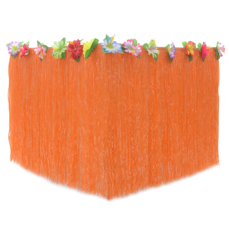 Юбка для стола Гавайский стиль дома пикника лета пляжа тропического фестиваля